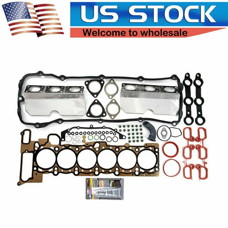 Head Gasket Set For  01-06 BMW 325i 530i X3 X5 Z4 2.5 3.0 DOHC 256S4 256S5 M54 Lab Work Auto