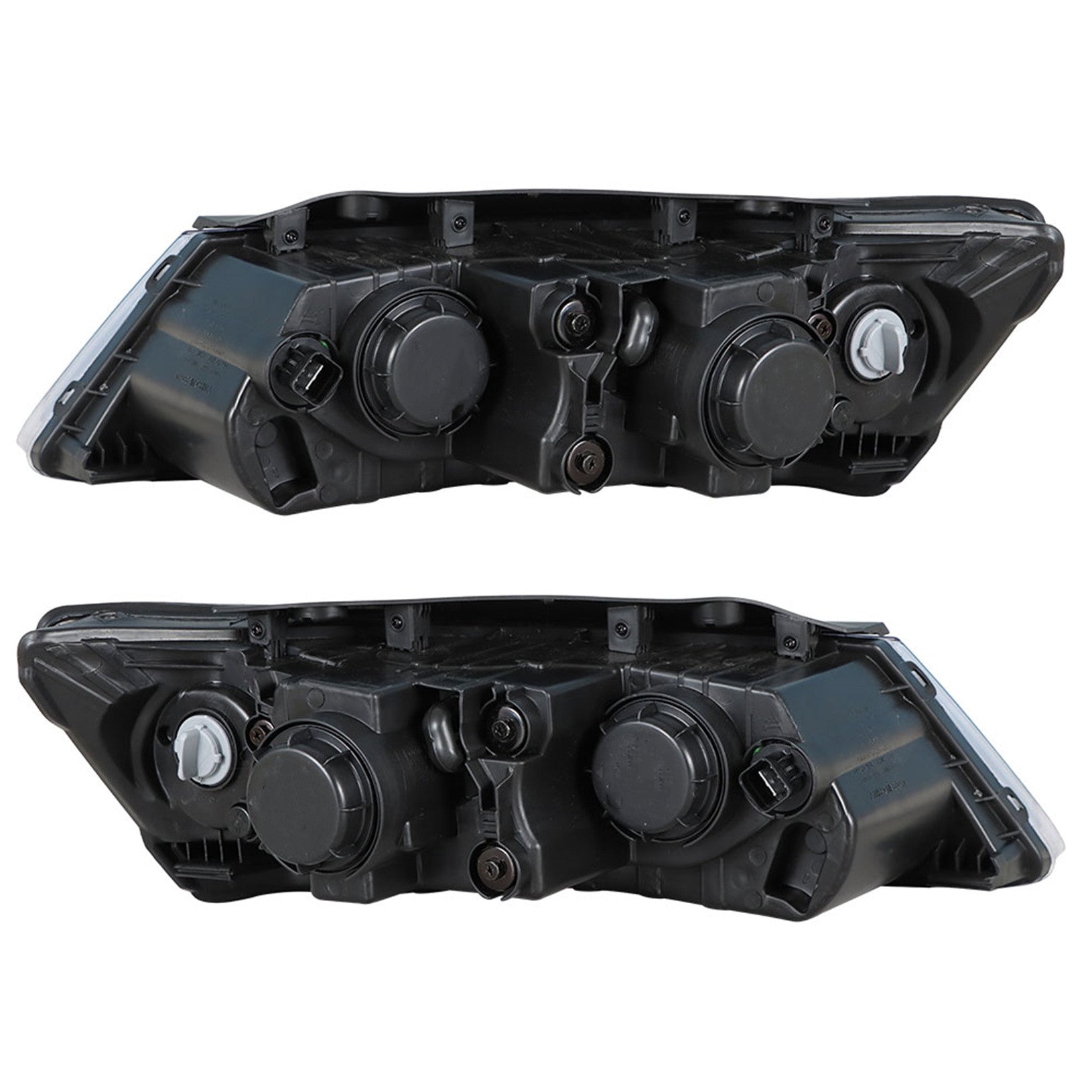 Headlamps Fit For 2009-10 Hyundai Sonata Chrome Housing Halogen Headlight LH&RH Lab Work Auto