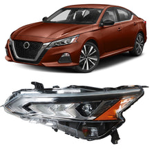 Load image into Gallery viewer, Headlight Assembly For 2019-20 Nissan Altima LED Driver Left Side Chrome Housing Lab Work Auto