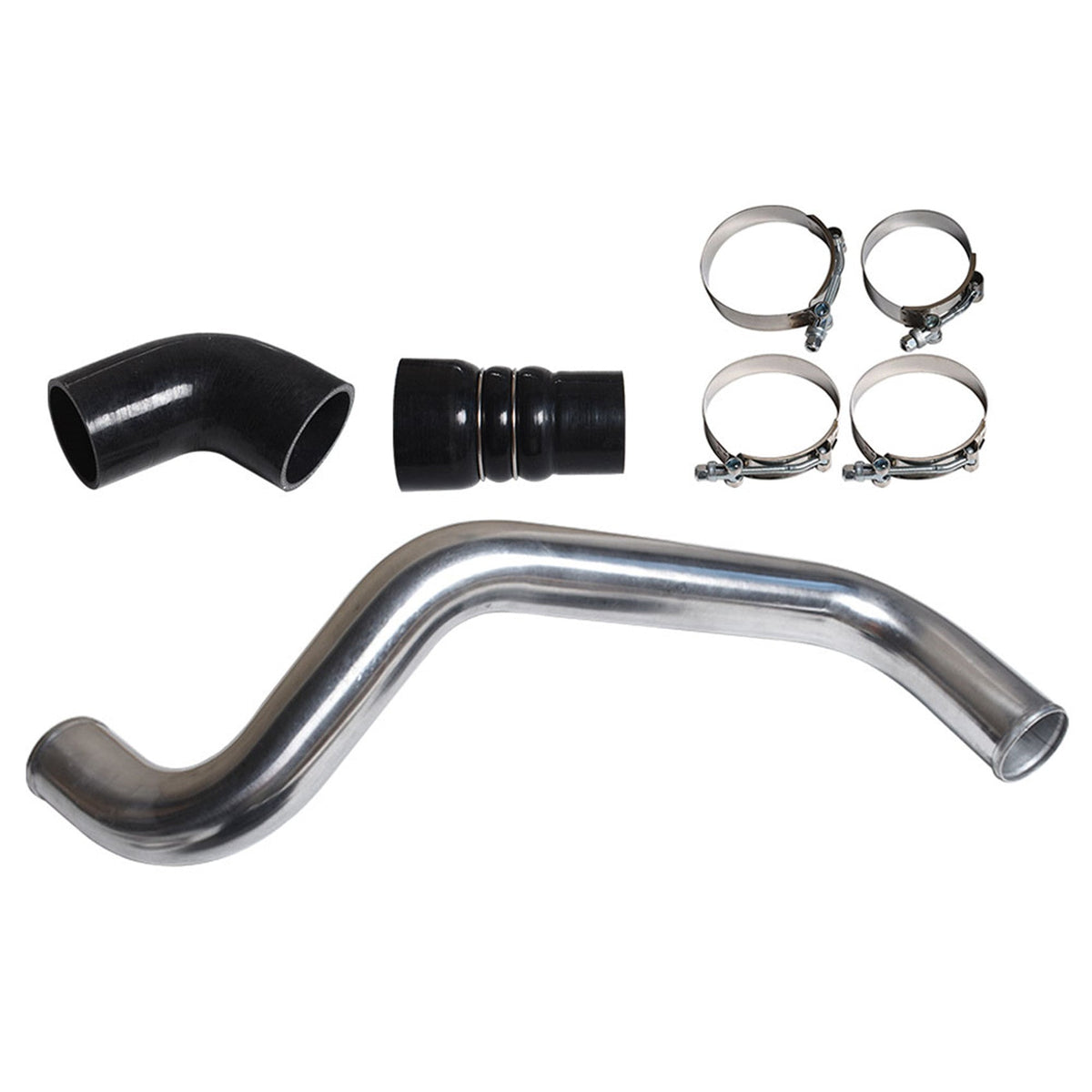 Hot Side Intercooler Pipe Kit For 04-10 Chevy GMC 6.6L Turbo Diesel LLY LBZ LMM Lab Work Auto