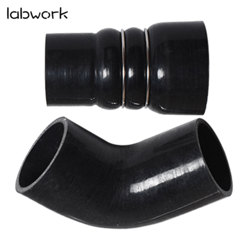 Hot Side Intercooler Pipe Kit For 04-10 Chevy GMC 6.6L Turbo Diesel LLY LBZ LMM Lab Work Auto