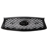 Silscvtt Front Bumper Upper Replacement Grille For 2018-2021 Infiniti Q50 Mesh