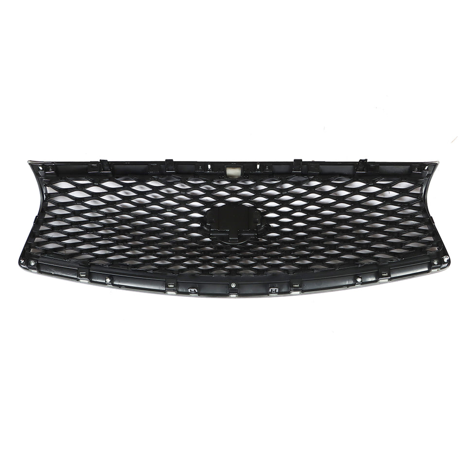 Front Mesh Grille Glossy Black For 2014-2017 Infiniti Q50 623104HB1B