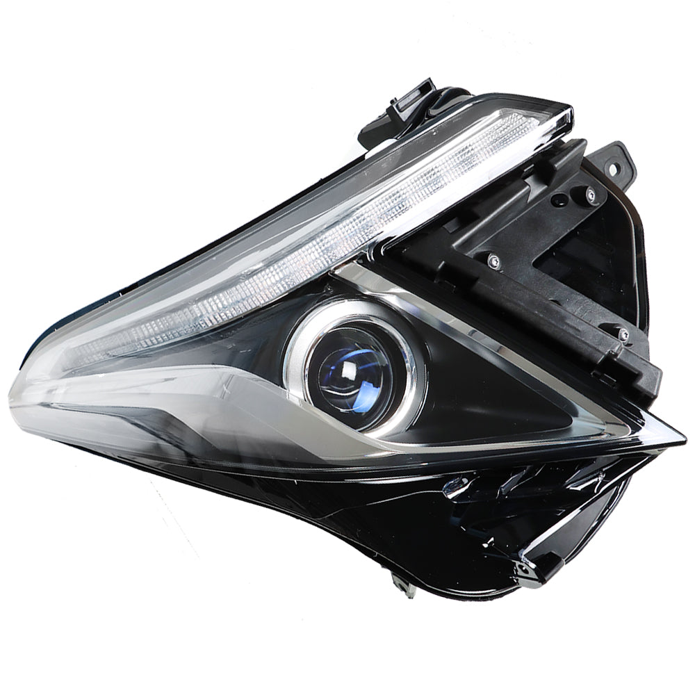 Projector Headlight Headlamp For 2017-18 Cadillac XT5 Driver Side Black Housing