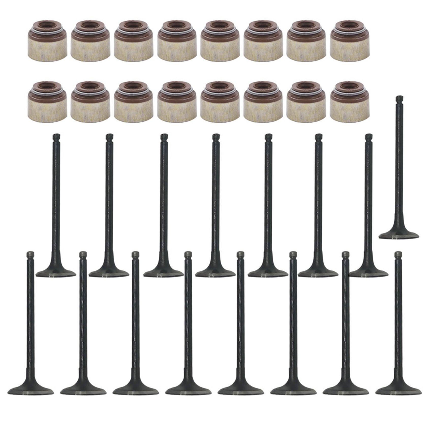 Intake Exhaust Engine Valves Kits For MITSUBISHI ECLIPSE 2.4 SOHC 4G69 2006-2012 Lab Work Auto