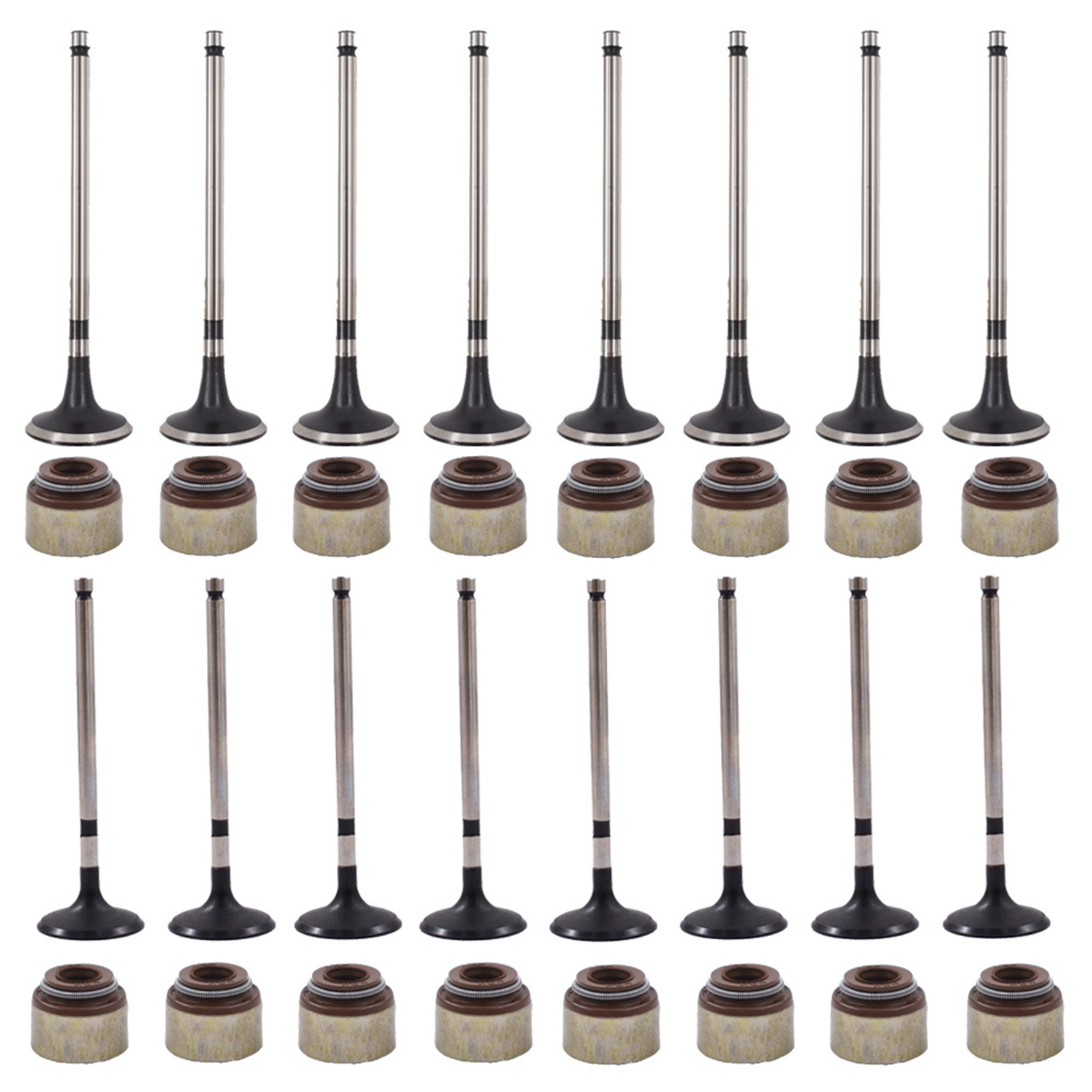 Intake Exhaust Engine Valves Kits For MITSUBISHI ECLIPSE 2.4 SOHC 4G69 2006-2012 Lab Work Auto