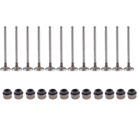 Intake Exhaust Valves & Hydraulic Lifter kit 1.8L 20V For 97-06 AUDI VW 1.8T Lab Work Auto