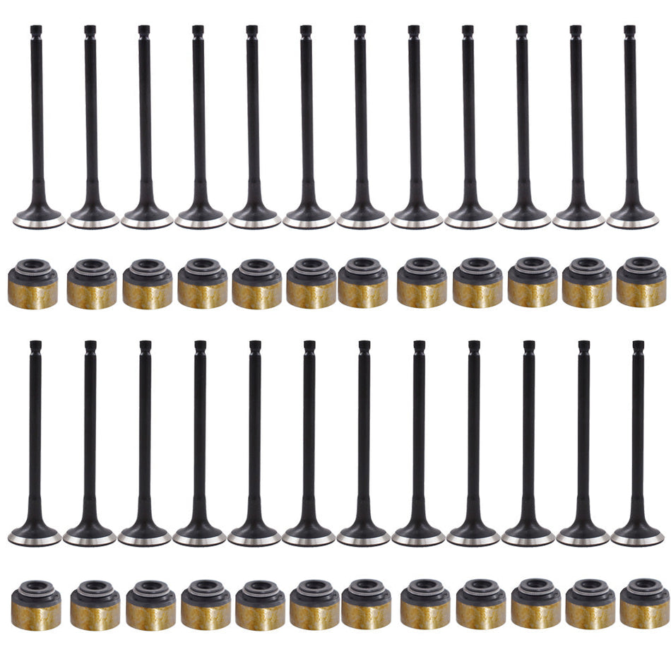 Intake Exhaust Valves for Hyundai Kia 2.5L 2.7L [2221137201 X12][2221237200 X12] Lab Work Auto