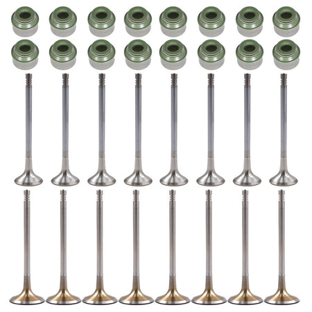 Intake exhaust valves set FIT For Audi A4 A5 VW Golf Gti Tiguan passat 2.0t Lab Work Auto