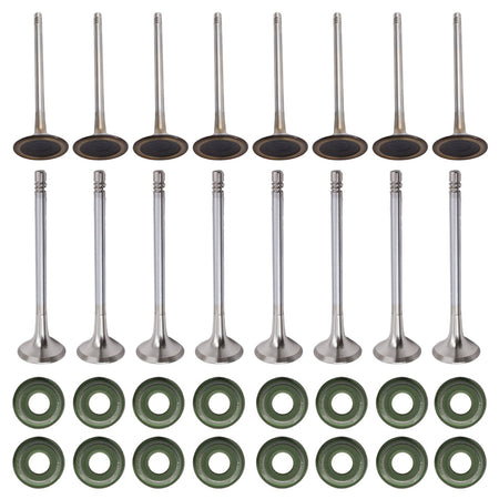 Intake exhaust valves set FIT For Audi A4 A5 VW Golf Gti Tiguan passat 2.0t Lab Work Auto