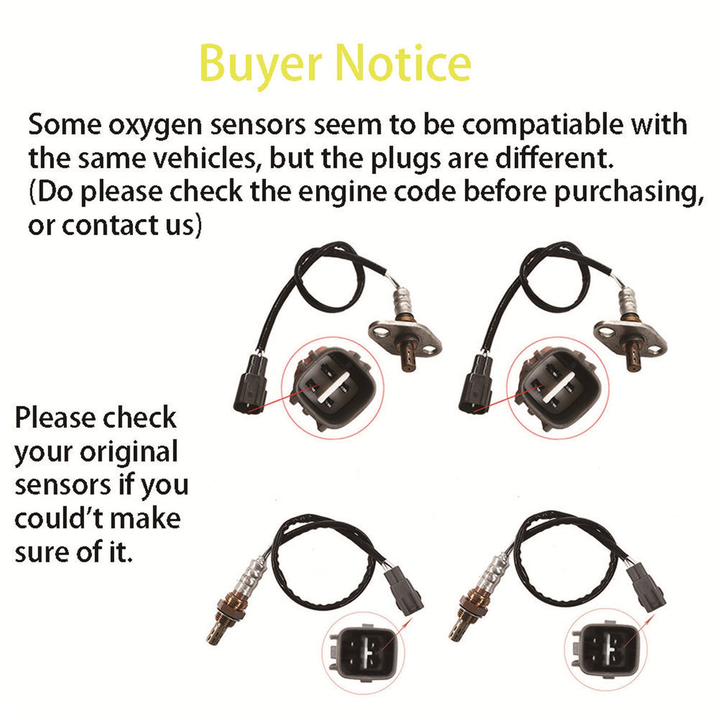 LABWORK For 01-04 Toyota Sequoia Tundra  Upstream Downstream O2 Oxygen Sensor Lab Work Auto