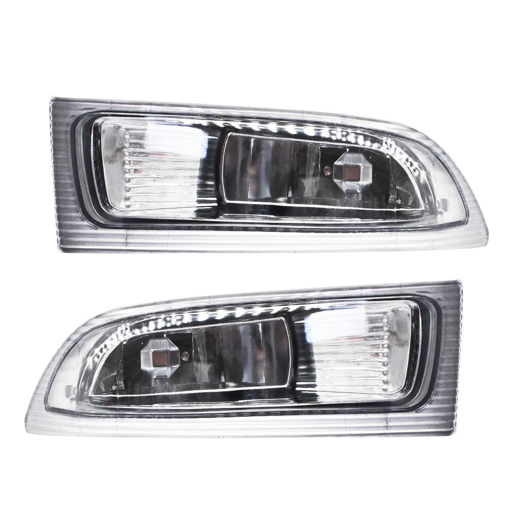 LH & RH New Clear Lens Fog Light w/ Bulbs for 2004-2005 Toyota Sienna PACK of 2 Lab Work Auto