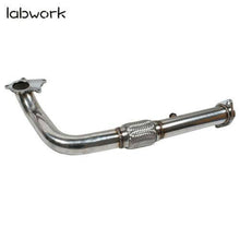 Load image into Gallery viewer, Labwork 2.5&quot; SS Passenger Pipe For 88-00 Honda Civic B Series T3/T4-5 Bolt Turbo Flange Lab Work Auto 