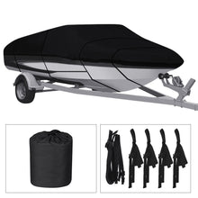 Load image into Gallery viewer, Labwork 210D Waterproof Heavy Duty Boat Cover Trailerable Fishing Tri-Hull Runabouts Lab Work Auto