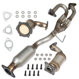 Labwork 3pcs Catalytic Converter Left & Right & Rear For 2003-2005 2007 Nissan Murano 3.5L V6