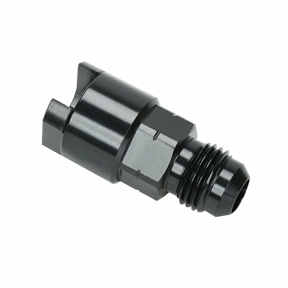 Labwork -6AN Fuel Adapter Fitting to 3/8 Quick Connect w/Thread EFI Female BLACK LS GM Lab Work Auto