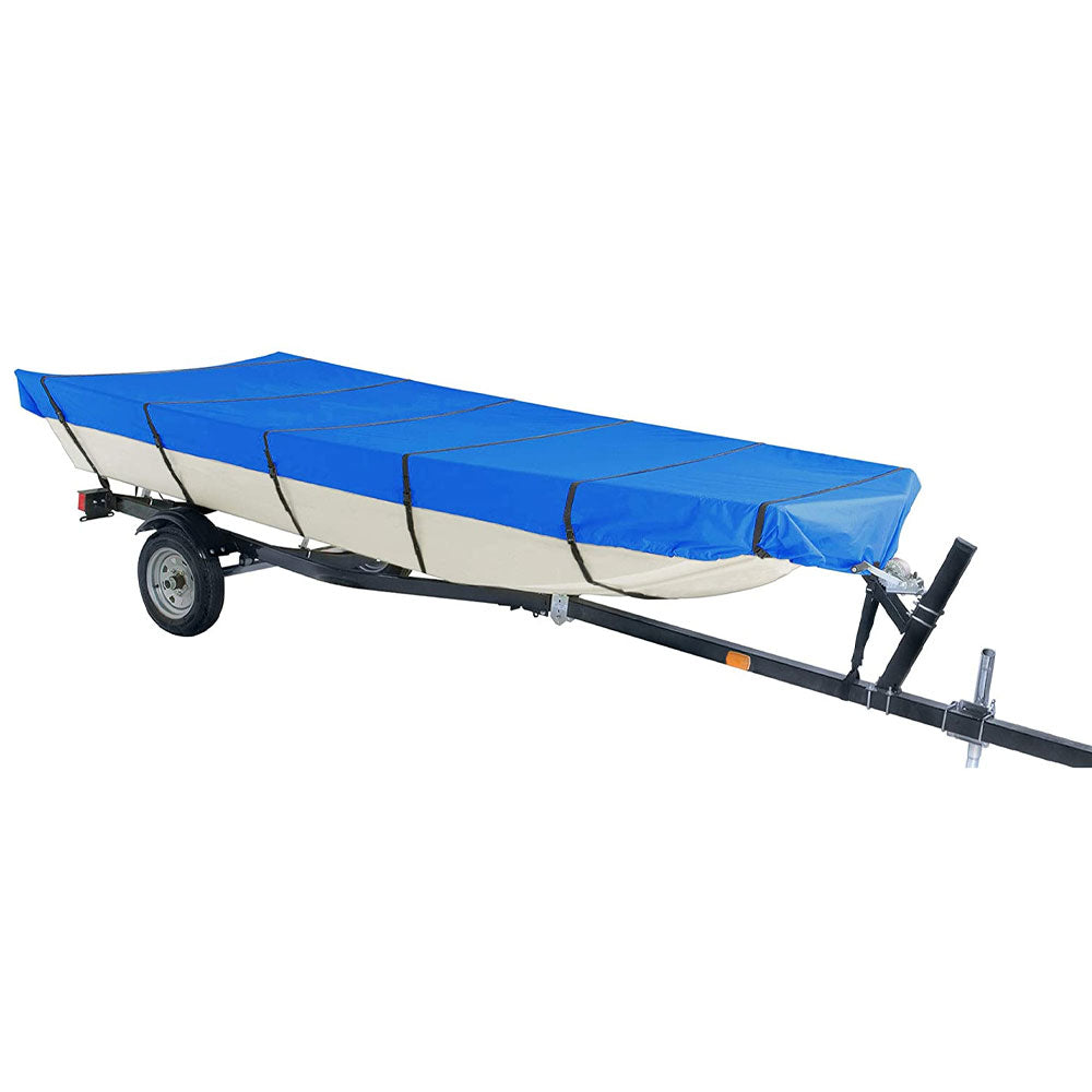 Labwork BLUE for Jon Boat Cover 12ft-18ft L Beam Width Up to 75inch 210D Lab Work Auto