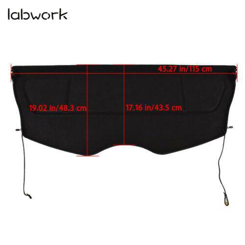 Labwork Black Rear Trunk Cargo Cover 79910-3NL1B For 13-17 Nissan Leaf Lab Work Auto