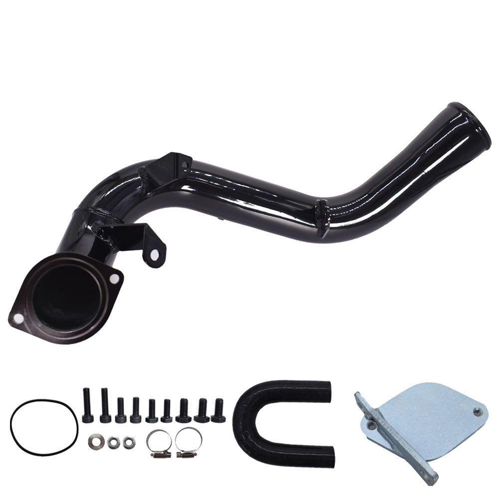 Labwork Cooler Kit & HI FLOW Intake Inlet Pipe For GMC 2007-2010 6.6 LMM Duramax Diesel Lab Work Auto