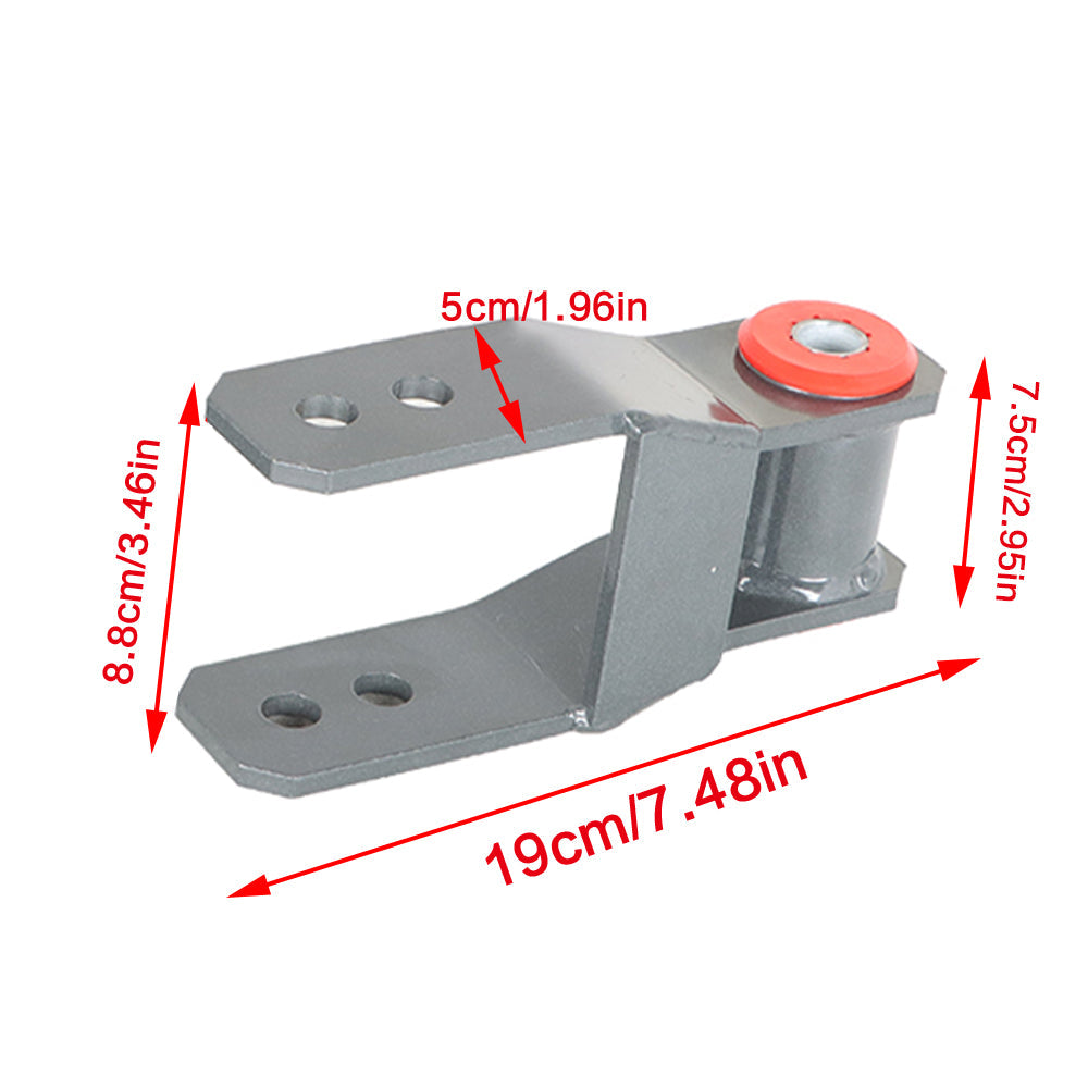 Labwork For 1984-2001 Jeep Cherokee XJ Rear Shackle Adjustable 1-2" Leveling Kit Lab Work Auto 