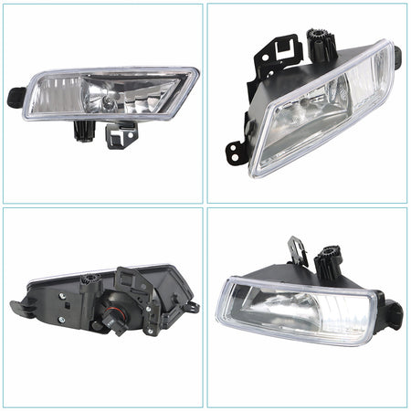 Left and Right Fog Lights Lamps+Wiring Kit & Switch For 2015 2016 Honda CRV CR-V Lab Work Auto