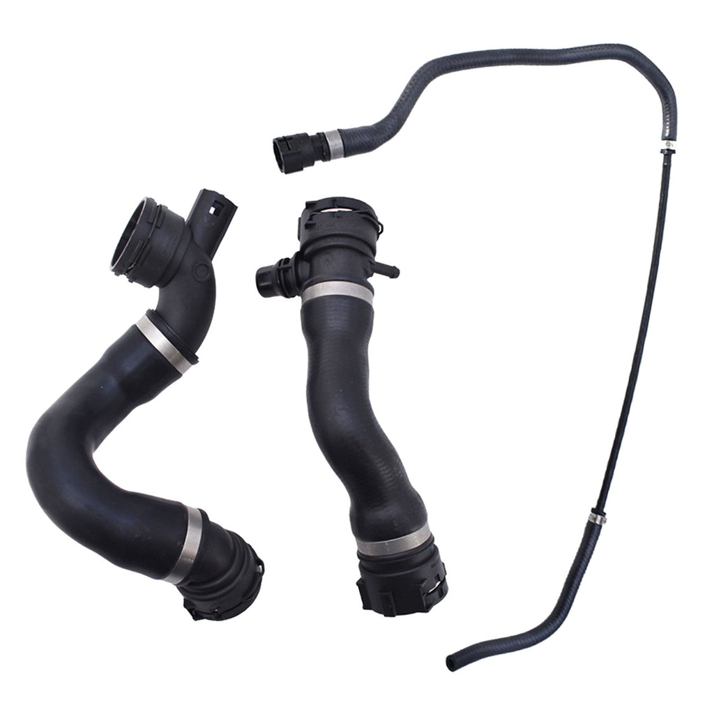 Lower Upper Radiator Coolant Hose + Vent Line Hose Set For BMW 325i 328i 330i Lab Work Auto