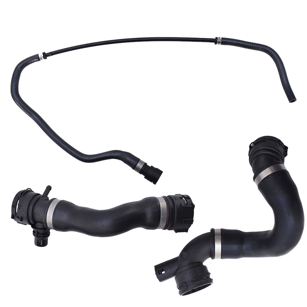 Lower Upper Radiator Coolant Hose + Vent Line Hose Set For BMW 325i 328i 330i Lab Work Auto