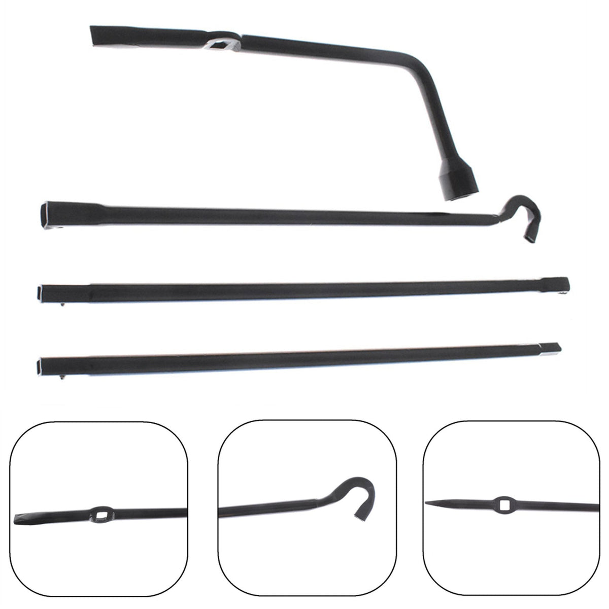 Lug Wrench Tire Tool Kit w/Bag Replacement for Toyota Tacoma  Spare 2005-2013 Lab Work Auto