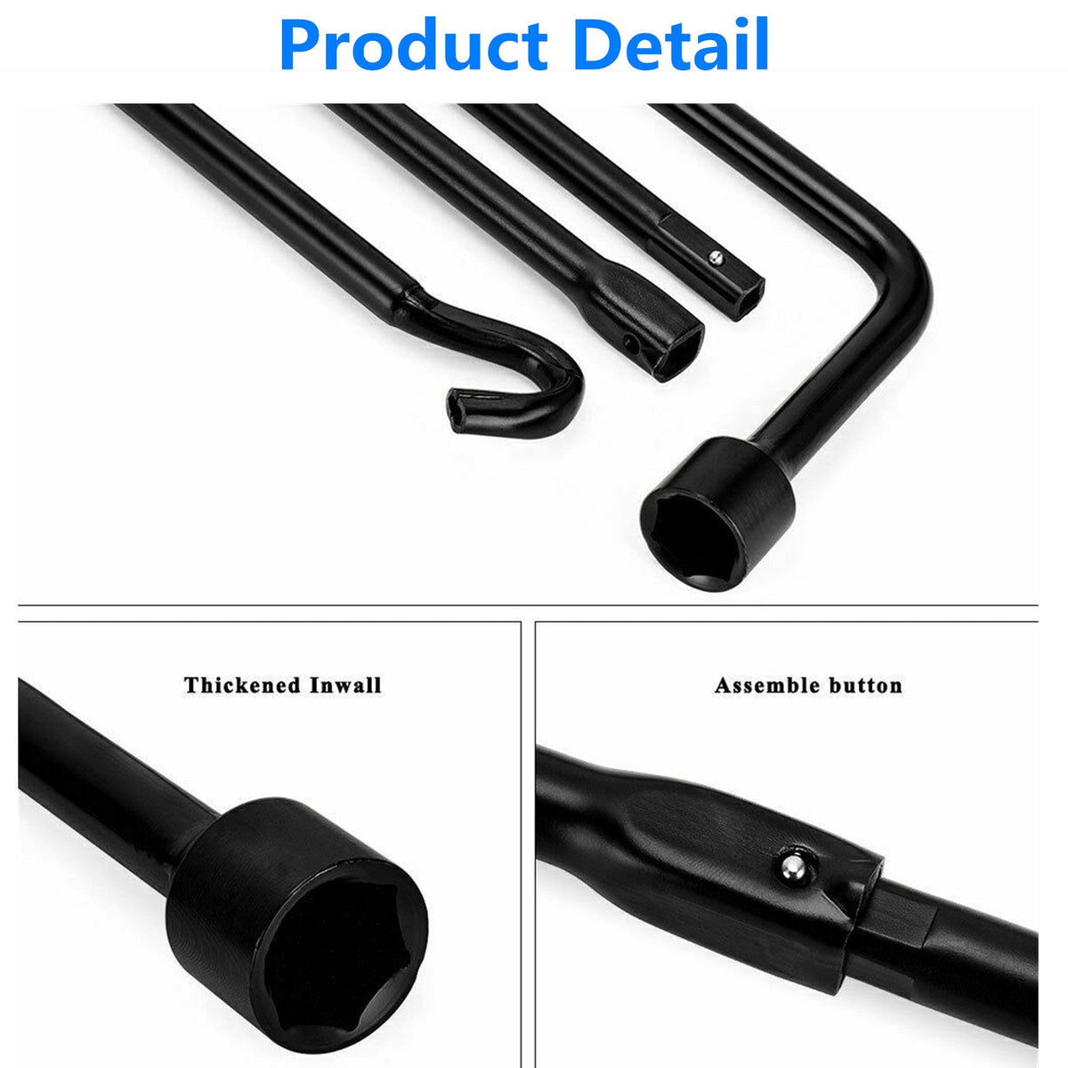 Lug Wrench Tire Tool Kit w/Bag Replacement for Toyota Tacoma  Spare 2005-2013 Lab Work Auto