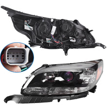 Load image into Gallery viewer, NEW Halogen Projector Headlights Assembly For 2013 2014 2015 Chevy Malibu Black Lab Work Auto