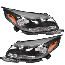 Load image into Gallery viewer, NEW Halogen Projector Headlights Assembly For 2013 2014 2015 Chevy Malibu Black Lab Work Auto