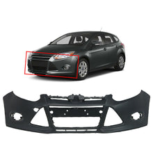 Load image into Gallery viewer, NEW Primered - Front Bumper Cover for 2012 2013 2014 Ford Focus Sedan/Hatch Lab Work Auto