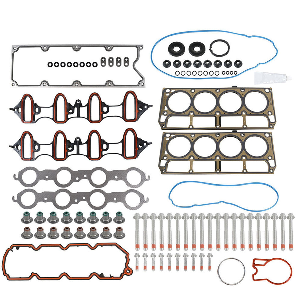 New Head Gasket Bolts Set For 04-14 GMC Buick Cadillac Chevrolet 4.8 & 5.3 OHV Lab Work Auto