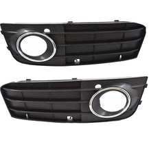 Load image into Gallery viewer, New Pair Front Bumper Fog Light Grille Grill Cover For Audi A4 B8 A4L 2009-2012 Lab Work Auto