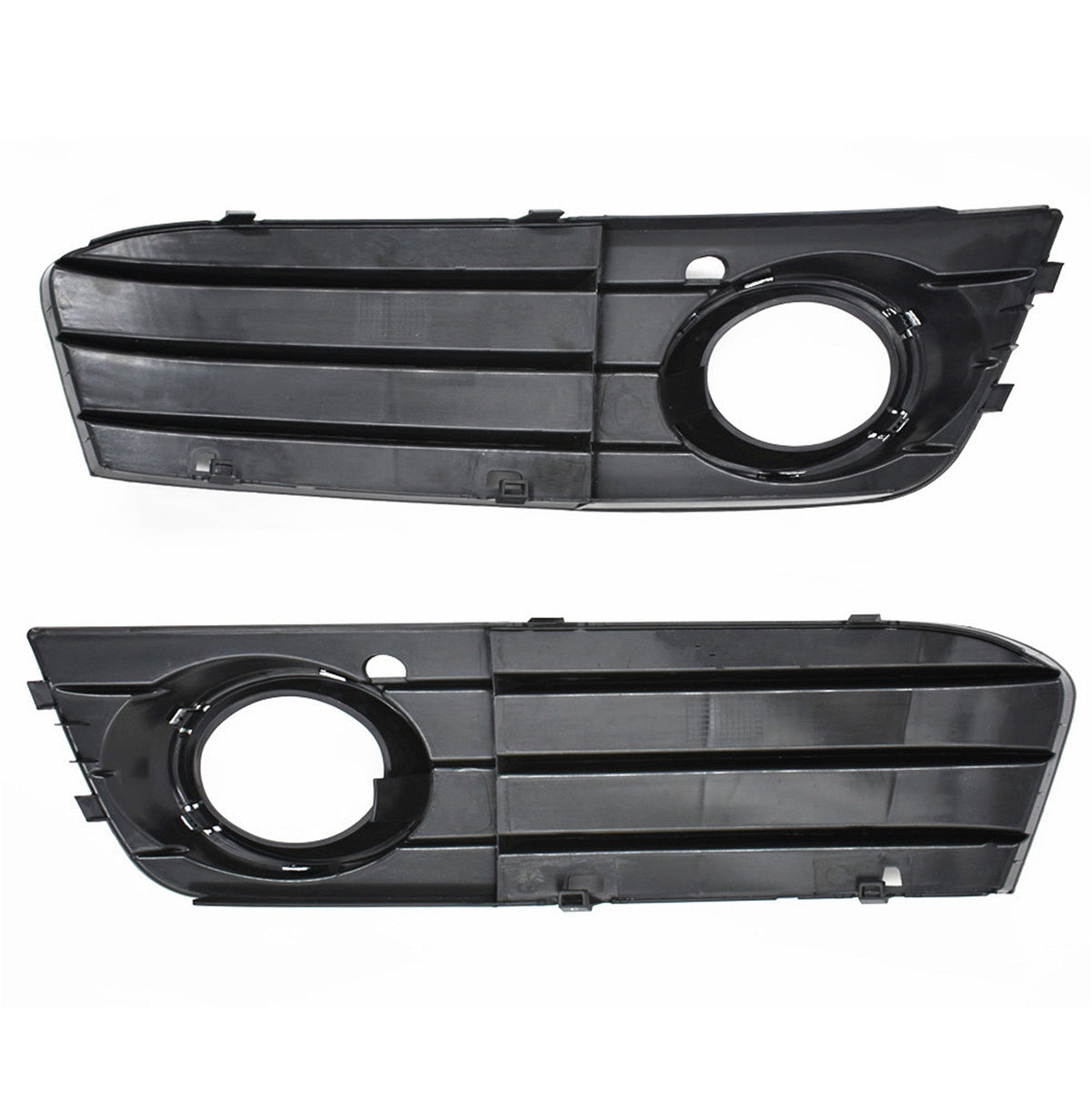 New Pair Front Bumper Fog Light Grille Grill Cover For Audi A4 B8 A4L 2009-2012 Lab Work Auto