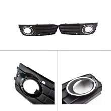 Load image into Gallery viewer, New Pair Front Bumper Fog Light Grille Grill Cover For Audi A4 B8 A4L 2009-2012 Lab Work Auto