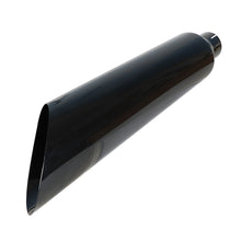 Load image into Gallery viewer, One 4&quot; Inlet 7&quot; Outlet 36&quot; Long Diesel Exhaust Stack Pipe Miter Cut Black Lab Work Auto 