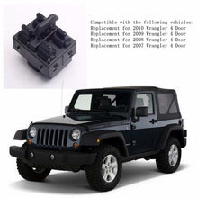 Load image into Gallery viewer, One Master Power Window Switch Front Left For 2007-2010 Jeep Wrangler 4 Door Lab Work Auto