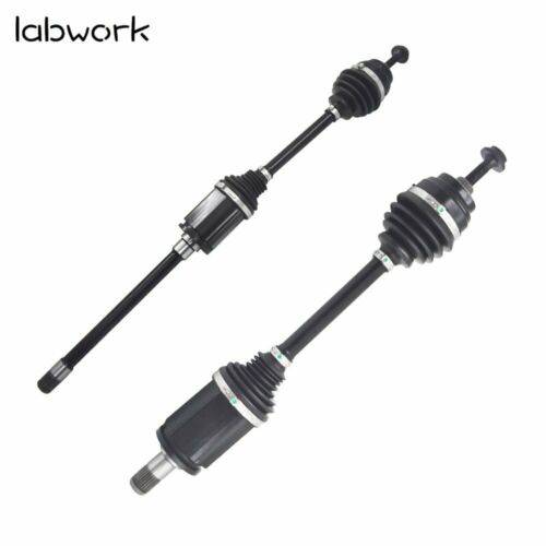 Pair Front CV Axle Shafts Fit for BMW 535i 528i 535d & 640i xDrive Lab Work Auto