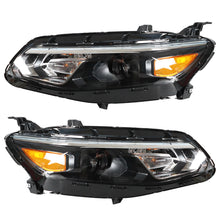 Load image into Gallery viewer, Pair Headlights Fit For 2016-2018 Chevy Malibu Black Housing Clear Lens Headlamp Lab Work Auto