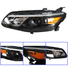 Load image into Gallery viewer, Pair Headlights Fit For 2016-2018 Chevy Malibu Black Housing Clear Lens Headlamp Lab Work Auto