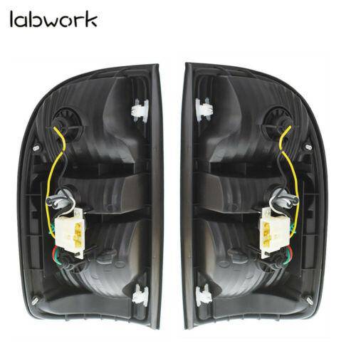 Pickup Replacement Tail Light Lamps For 2001-2004 Toyota Tacoma Left+Right Side Lab Work Auto