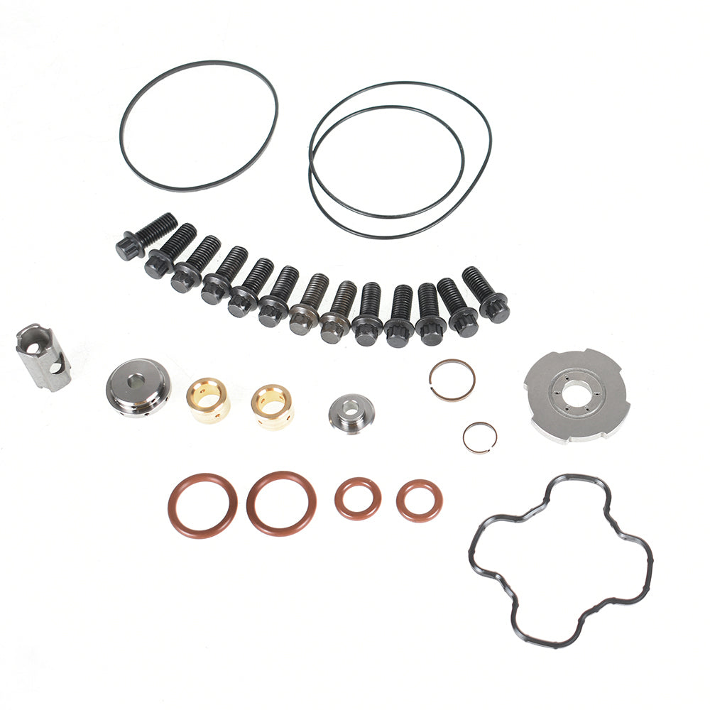 Powerstroke 7.3 GTP38/TP38 Turbo Rebuild Kit 9+0 Blades Billet Compressor Wheel Lab Work Auto