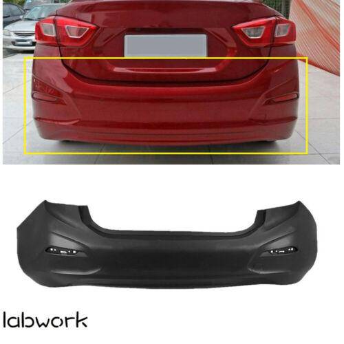 Primered Rear Bumper Cover For 2016 2017 2018 2019 Chevy Cruze Sedan 4 Door Lab Work Auto