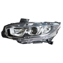 Load image into Gallery viewer, Projector Headlight For 2016-2018 Honda Civic Halogen Headlamp Chrome Driver LH Lab Work Auto