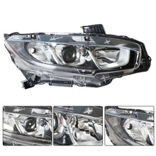 Load image into Gallery viewer, Projector Headlight For 2016-2018 Honda Civic Halogen Headlamp Chrome Right Side Lab Work Auto