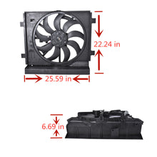 Load image into Gallery viewer, Radiator And Condenser Fan Fit For 2013-2018 Nissan Sentra  NI3115146 Lab Work Auto