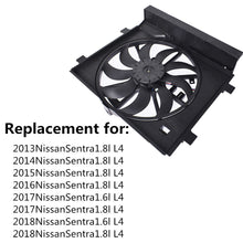 Load image into Gallery viewer, Radiator And Condenser Fan Fit For 2013-2018 Nissan Sentra  NI3115146 Lab Work Auto