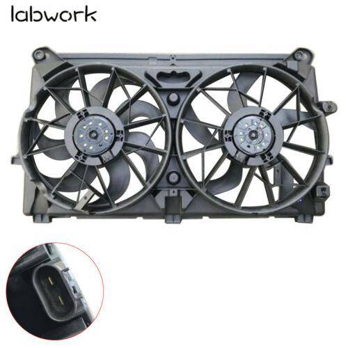 Radiator And Condenser Fan For GMC Sierra 2500 HD Chevrolet GM3115212 TYC622230 Lab Work Auto