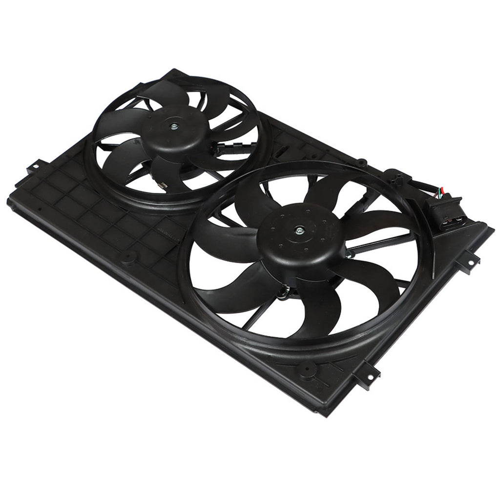 Radiator Cooling Dual Fan For VW Beetle Golf Jetta Rabbit VW3120100 Lab Work Auto